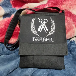 تجریه خرید کیف رودوشی چی چاپ طرح آرایشگری کد Barber