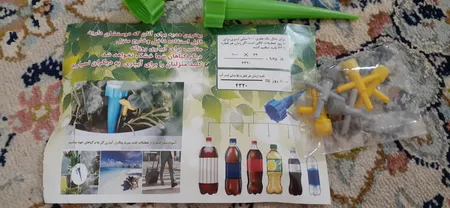 فیتیله صلیبی آبیاری قطره ای مدل Cj125 مجموعه 6 عددی