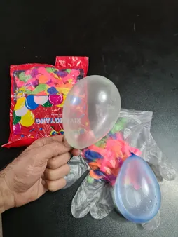 بادکنک آبی مدل واتربالن بسته ۵۰۰ عددی