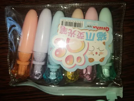 ماژیک علامت گذار مدل پنجه گربه بسته 6 عددی