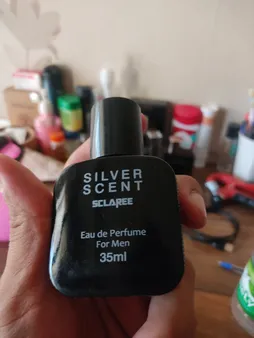 عطر جیبی مردانه اسکلاره مدل Silver Scent با رایحه گرم و تند حجم 35 میلی لیتر