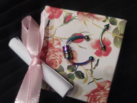 پیرسینگ بینی زنانه پایتخت مدل PS209