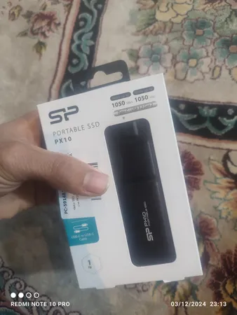 اس اس دی اکسترنال سیلیکون پاور مدل PX10 ظرفیت 1 ترابایت رابط USB 3.2 Gen2