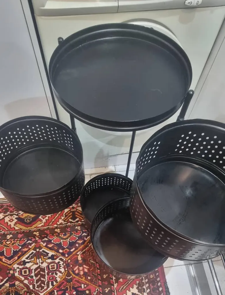 سبد سیب زمینی و پیاز ساین مدل رایکا 4 طبقه گردان