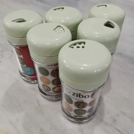 نمک پاش سه کاره کریستال زیباسازان بسته 6 عددی