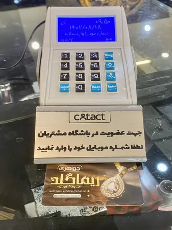 دستگاه ذخیره ساز شماره تماس مشتریان کانتکت مدل P70 به همراه پایه رو میزی