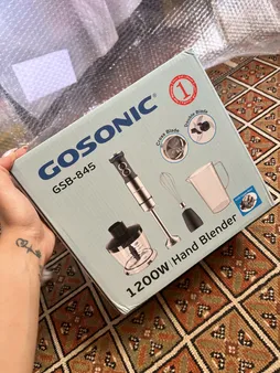 گوشت کوب برقی چندکاره 1200 وات گوسونیک مدل GSB-845