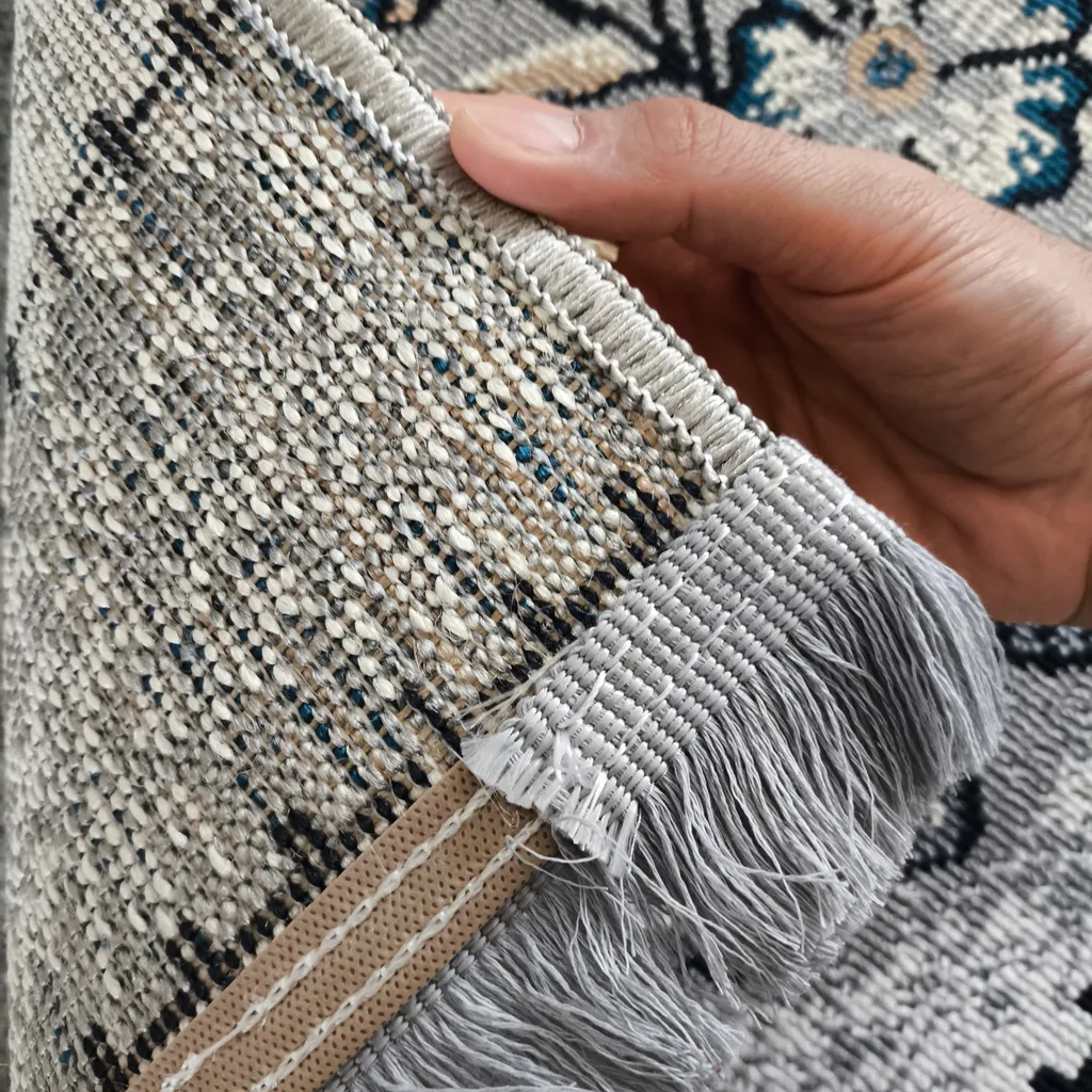 گلیم ماشینی سهند مدل GJZ0.0Z زمینه نقره ای