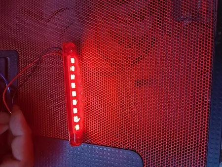 چراغ خطر موتورسیکلت مدل نانو الکترونیک کدR201X5مجموعه 5عددی