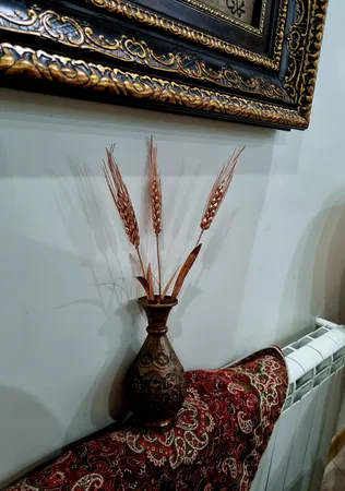 گل مسی طرح خوشه گندم کد 111 مجموعه 5 عددی