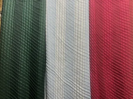 شال زنانه مدل پلیسه حصیری