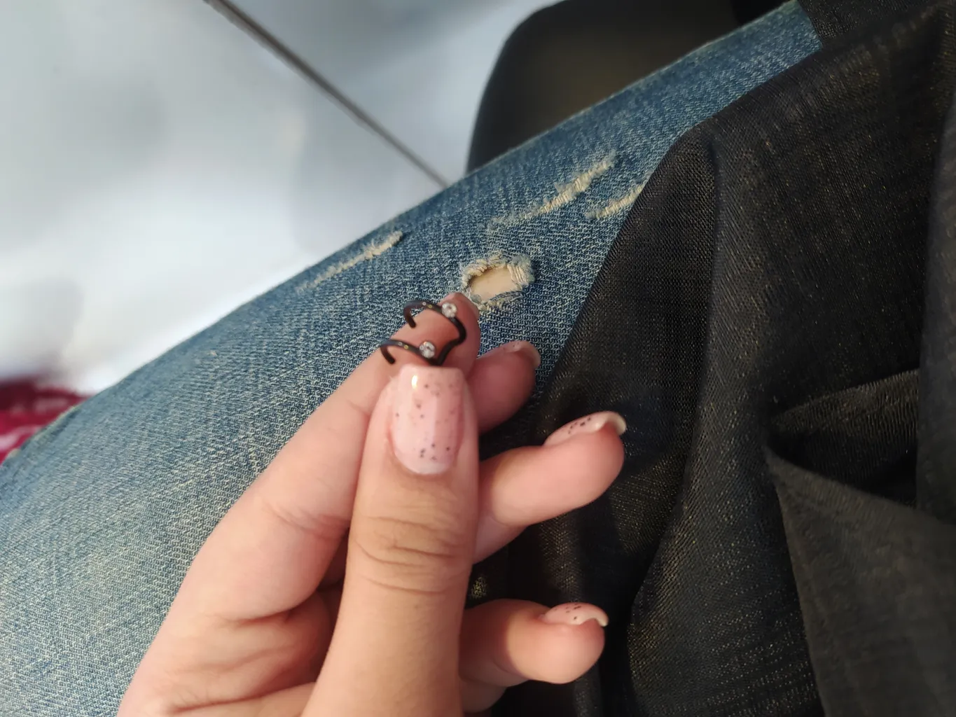 پیرسینگ گوش زنانه پایتخت مدل PS158 فیک