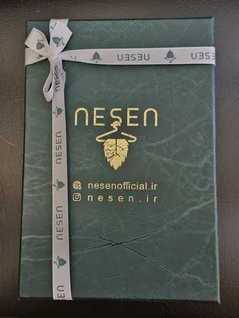 ست کراوات و دستمال جیب مردانه نسن طرح آکسفورد مدل SH15