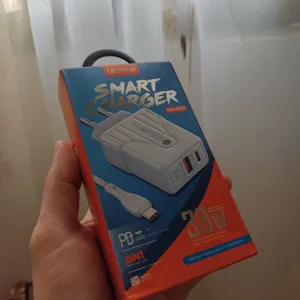 تجریه خرید شارژر دیواری 38 وات 2 پورت مدل PD38w به همراه کابل تبدیل USB-C به USB