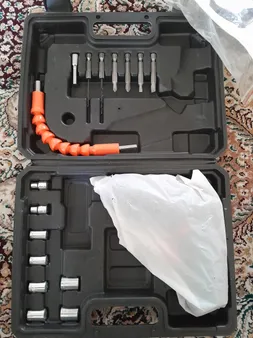 دریل پیچ گوشتی شارژی باس مدل LIFE_STYLE کد 4.2 مجموعه 47 عددی