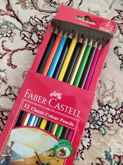 مداد رنگی 12 رنگ فابرکاستل مدل 5454584754