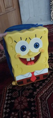 کوله پشتی بچگانه طرح باب اسفنجی مدل 034