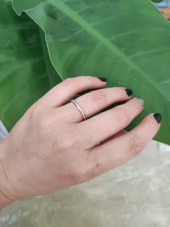 انگشتر طلا 18 عیار زنانه طلای مستجابی کد 670159