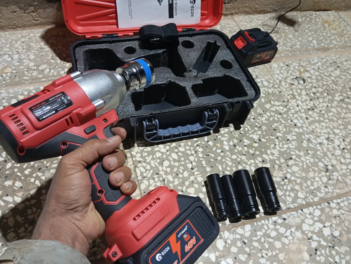 آچار بکس شاررژی ادون مدل ED-HC-48A