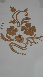 آینه دکوپدیده مدل Flower1001