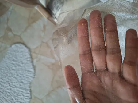 طلق رومیزی مدل اکلیلی کریستال کد T250