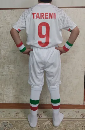 ست 5 تکه لباس ورزشی پسرانه طرح ایران مدل جام جهانی2022