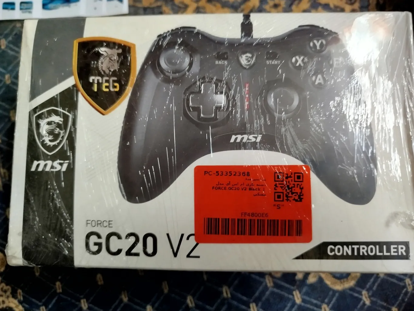 دسته بازی ام اس آی مدل FORCE GC20 V2 Black