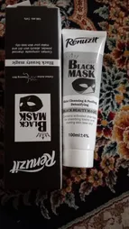 ماسک صورت رینوزیت مدل carbon active حجم 100 میلی لیتر