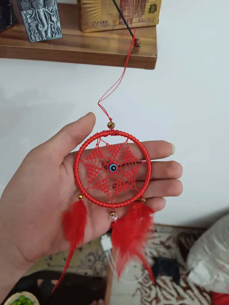 آویز دریم کچر مدل گل سرخ کد 01