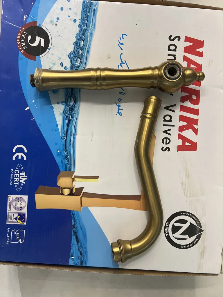 ست شیرآلات نایریکا مدل بیزانس کد M01 مجموعه 6 عددی