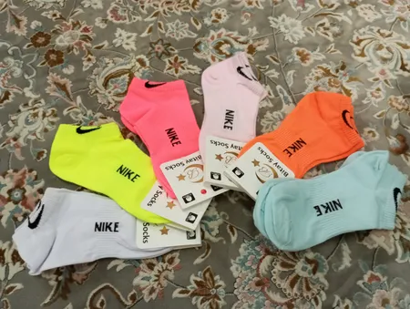 جوراب ساق کوتاه زنانه مدل مچی مجموعه 6 عددی