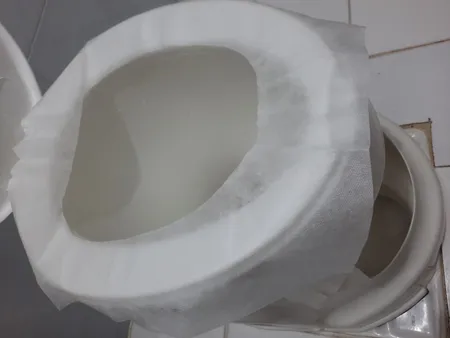 کاور یکبار مصرف توالت فرنگی بسته 20 عددی