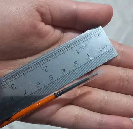 قلم مو گرد پارس آرت شماره 0000 کد 2122