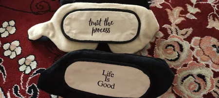 چشم بند خواب کاوا ماسک مدل Life is Good C128 مجموعه 2 عددی