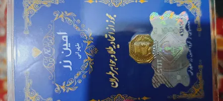 سکه گرمی طلا 18 عیار پارسیان امین زر مدل 004 بسته 2 عددی