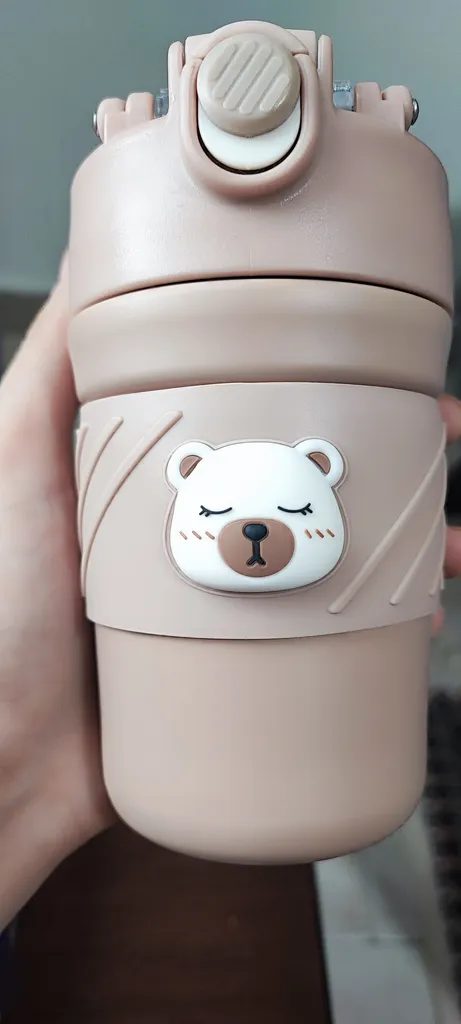 ماگ سفری طرح خرسی مدل S44158 گنجایش 0.420 لیتر