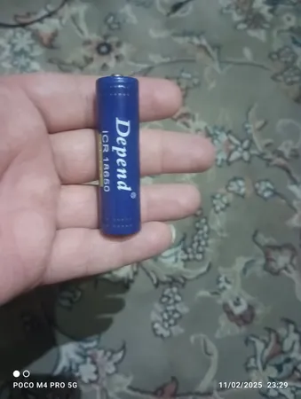 باتری لیتیوم یون قابل شارژ دیپند مدل ICR-18650 ظرفیت 8800 میلی آمپر ساعت بسته 4 عددی