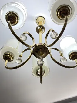 لوستر 5 شعله نورهام مدل G-5 دوگلس