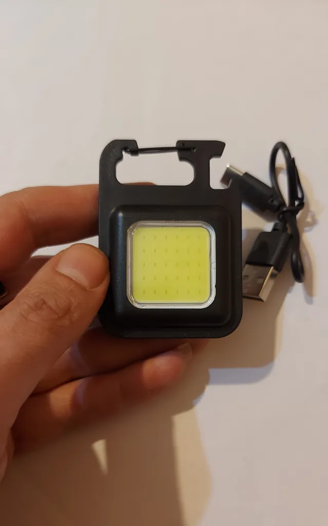 چراغ قوه دستی مدل COB بسته 2 عددی