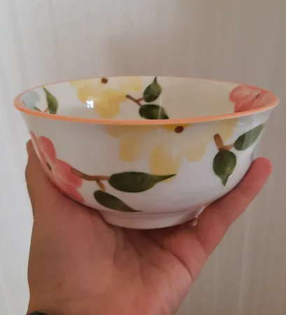 کاسه طرح بهار گل ها کد Fs006 مجموعه 6 عددی