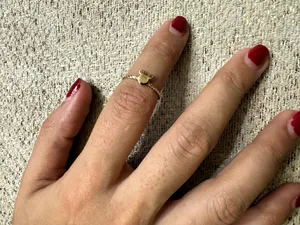 تجریه خرید انگشتر طلا 18 عیار زنانه ناریا مدل H235