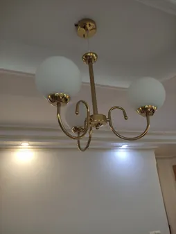 لوستر سه شعله چشمه نور کد 1219.3