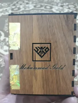 شمش طلا 24 عیار طلای محمد مدل گل زنبق zap