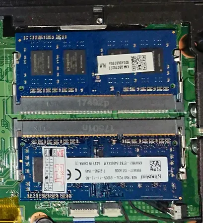 رم لپ تاپ DDR3L تک کاناله 1600 مگاهرتز CL11 کینگستون مدل HP-16D3LS1KFG-PC3L 12800S ظرفیت 4 گیگابایت