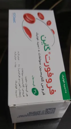 کپسول فروفورت گاین 60 دکتر عبیدی بسته 30 عددی