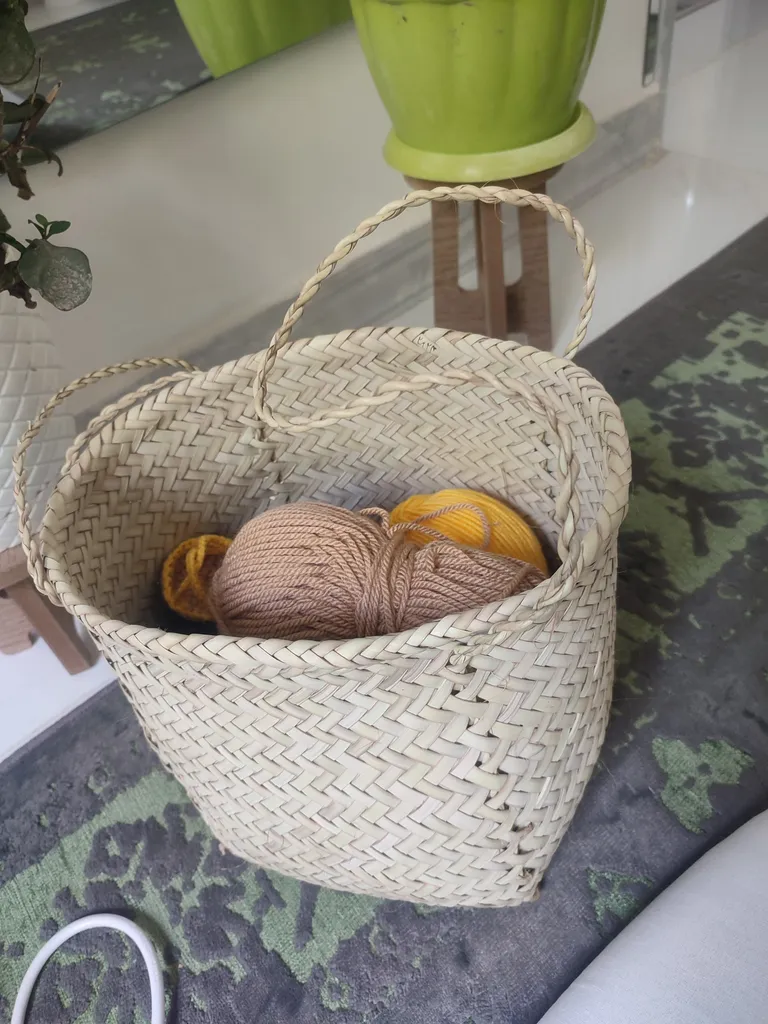 سبد حصیری مدل استوانه ای نقلی کد 15 مجموعه 3 عددی