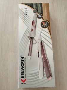 تجریه خرید اتو مو کنورث مدل kw313 به همراه فر کننده مو