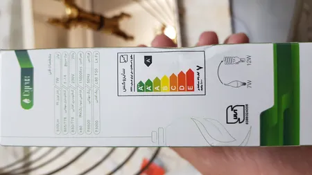 لامپ اس ام دی 7 وات سایروکس مدل شمعی اشکی پایه E14 بسته 2 عددی