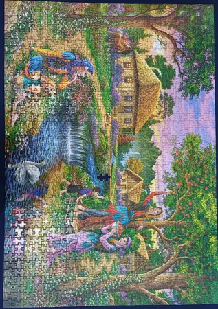 پازل 1000 تکه ایران طرح دهکده زیبا مدل AP-357