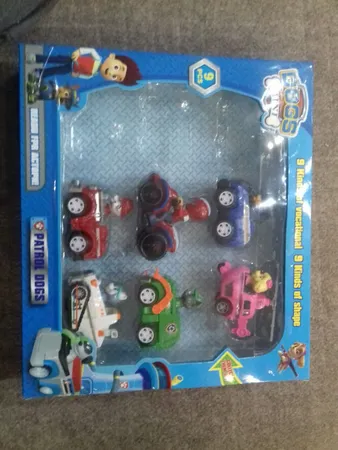 فیگور طرح سگ های نگهبان مجموعه 7 عددی